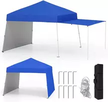 Promotions Išskleidžiamas palapinės stogelis, 426,7x280,4x252,4 cm, Mėlynas