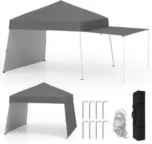 Promotions Iškylančioji palapinė su stogu, 426,7x280,4x252,4 cm, Pilka