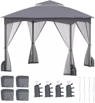 Promotions Lauko pavėsinė, 300x300x278 cm, Smėlio spalvos