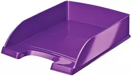 Leitz Dokumentų dėklas WOW, Plastikas, Violetinė, A4, Vokas, Laiškas, Užrašinė, Popierius, 242 x 330 x 60 mm, 255 x 357 x 70 mm