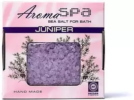 Saules Fabrika Jūros druska voniai su kadagiais, Aroma Spa, 450g