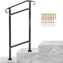 Lauko turėklas, Kaltinės geležies turėklas, Vienos pakopos turėklas, Turėklas laiptams, Saugos turėklas