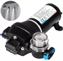 12V diafragminis vandens siurblys, savisiurbis, 17 l/min.