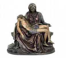 Italfama Pieta - Michelangelo kūrinys (didesnė versija). Išmatavimai: 26x16x26cm.