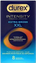 Durex Intensity ypač dideli lęšeliai, 8 vnt.