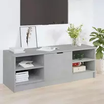 TV staliukas Televizoriaus spintelė, betono pilka, 102x35,5x36,5cm, mediena