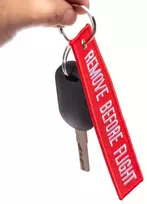 Raktų pakabukas "Remove before flight"