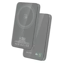 Blavec Power Bank 5000mAh BJ-04 Ultra Slim 7,8mm – Type C – 22,5W magnetic Magsafe 3 in 1 (PBBJ04-MC5G) pilkos spalvos