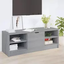 TV staliukas Televizoriaus spintelė, pilka, 102x35,5x36,5cm, mediena