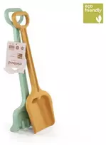 Miniland EKO didelis smėlio kastuvas ir grėblys Cool (50 cm)