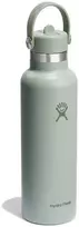 Gertuvė Hydro Flask Standard Mouth Flex Straw Cap Tonal Agave thermal bottle, 620 ml