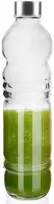 Gertuvė Stiklinis butelis vandeniui, sultims, limonadui, kokteiliui, kokteiliui 1,1 l