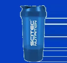 Gertuvė Scitec Traveller Shaker 500 ml. (plaktuvė) (Navy Mėlyna spalva)