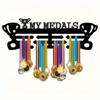 Medalių kabykla, juoda , metalinė
