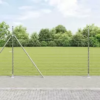 Tvorelės stulpas Cinkuotas 25 x 1,6 m Plienas