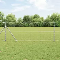Pagrindo Suvirintas Vielos Tvora 25 x 0,8 m Sidabrinė Tinklelis