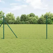 Euro tvoros žemės tvirtinimas 25 x 1 m PVC dengtas plienas