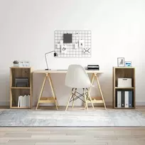 TV staliukas TV spintelių komplektas 2 pcs Amatininkų ąžuolas