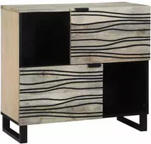 Bufetas Balta 80 x 33 x 75 cm mango medienos masyvas