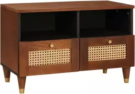 Televizoriaus spintelė su stalčių Ruda 70 x 33,5 x 46 cm