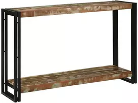Konsolinis stalas 120 x 33 x 75 cm Kietas atkurtas medis