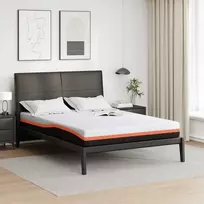 Čiužinys Balta ir juoda 140 x 190 cm Žakardinis audinys