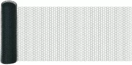 Heksagoninė tvora Žalia 0,6 x 10 m PVC