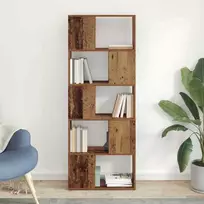 TV staliukas TV spintelių komplektas Ruda 60 x 24 x 156 cm Apdirbta mediena