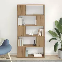 TV staliukas TV spintelių komplektas Ruda 80 x 24 x 156 cm Apdirbta mediena
