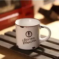 Retro MINI porcelianinis puodelis - Rafined Vanguards