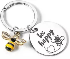 Raktų pakabukas - BEE HAPPY