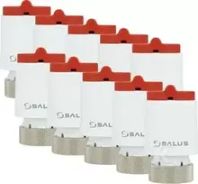 Salus Afriso Komplektas - dešimt termoelektrinių pavarų T30NC230A, NC, 230 V, M30 x 1,5 mm