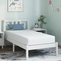 Čiužinys Balta ir mėlyna 80 x 160 cm Žakardinis audinys