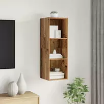 TV staliukas TV spintelių komplektas Senovinis medis 37 x 37 x 107 cm