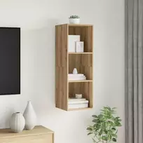 TV staliukas TV spintelių komplektas 37 x 37 x 107 cm Amatininkų ąžuolas
