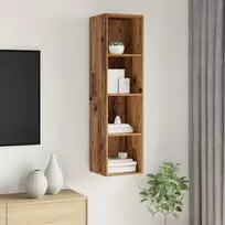 TV staliukas TV spintelių komplektas Senovinis medis 37 x 37 x 142,5 cm