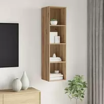 TV staliukas TV spintelių komplektas Amatininkų ąžuolas 37 x 37 x 142,5 cm
