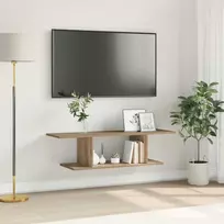 TV staliukas TV spintelių komplektas Amatininkų ąžuolas 102 x 35 x 35 cm