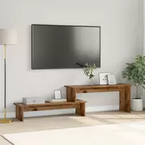 TV staliukas TV spintelių komplektas Senovinis medis 180 x 30 x 43 cm