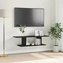 TV staliukas TV spintelių komplektas Juoda 103 x 30 x 26,5 cm