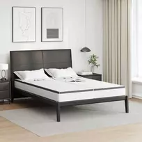 Čiužinys 2 pcs Balta ir pilka 70 x 200 cm Bonell spyruoklė