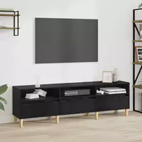 TV staliukas Televizoriaus spintelė Juodas ąžuolas 150 x 30 x 45 cm