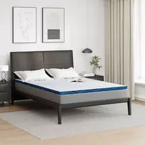 Čiužinys Čiužinio papildymas Balta 140 x 190 cm Žakardinis audinys