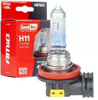 Halogeninės lemputės H11 12V 55W „Lumitec“ naujos kartos +135% „Duo Amio-04408“