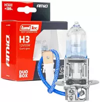 Halogeninės lemputės H3 12V 55W „Lumitec“ naujos kartos +135% „Duo Amio-04403“