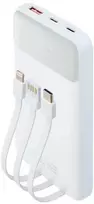 Įkroviklis RivaCase POWER BANK USB 10000MAH/VA2211 Baltas RIVACASE