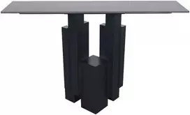 Siauras konsolinis staliukas, 120 cm, Modig, juodas