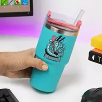 Paladone Fortnite Sandarus Puodelis su šiaudeliu | 600 ml