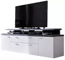 TV staliukas Mood, 180 x 47 x 65 cm, balta