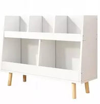 Rebiko Laikraščių knygų spinta vaikams Žaislų spinta Stovinti knygų spinta 60cm